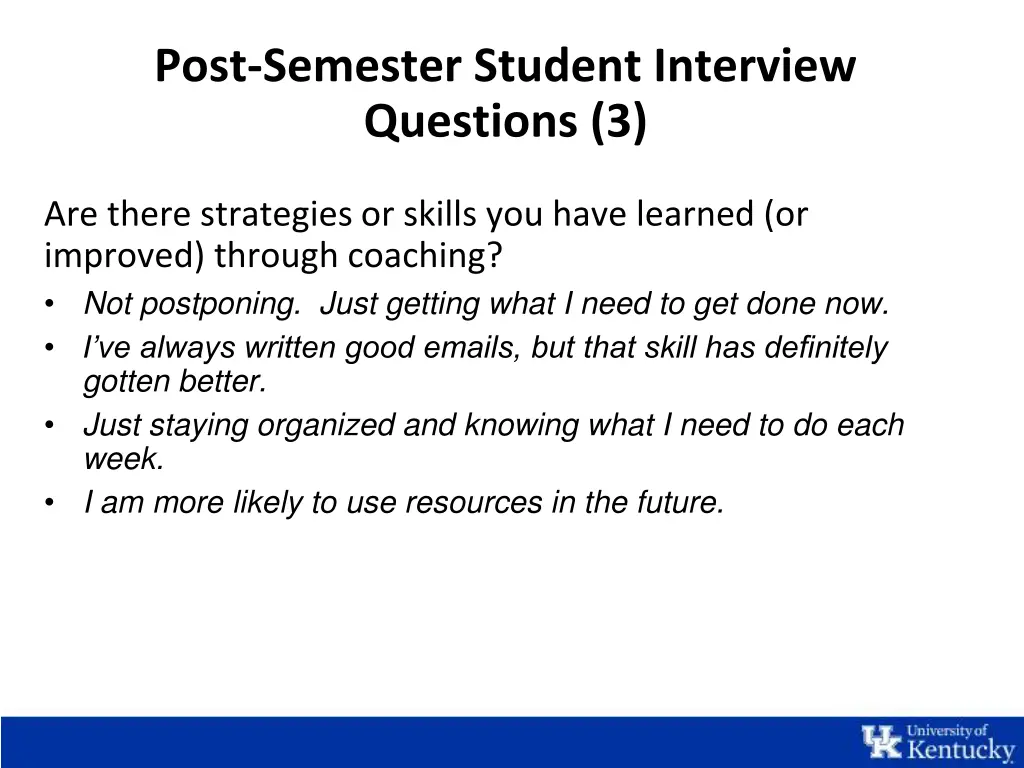 post semester student interview questions 3