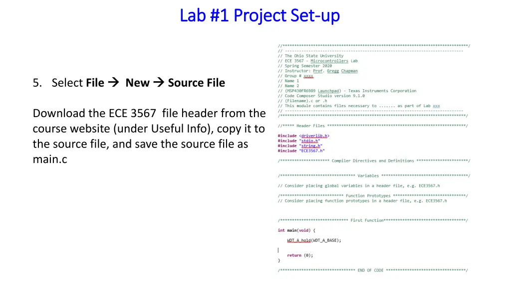lab 1 project set lab 1 project set up 4