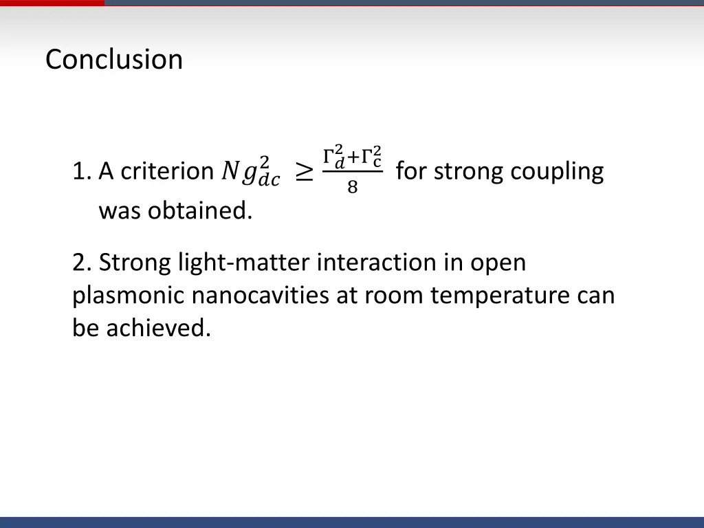 conclusion