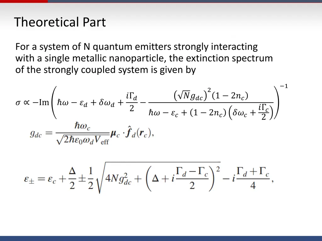 theoretical part