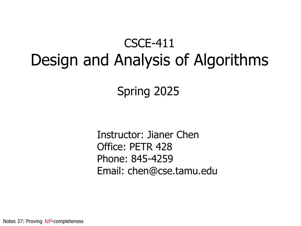 csce 411