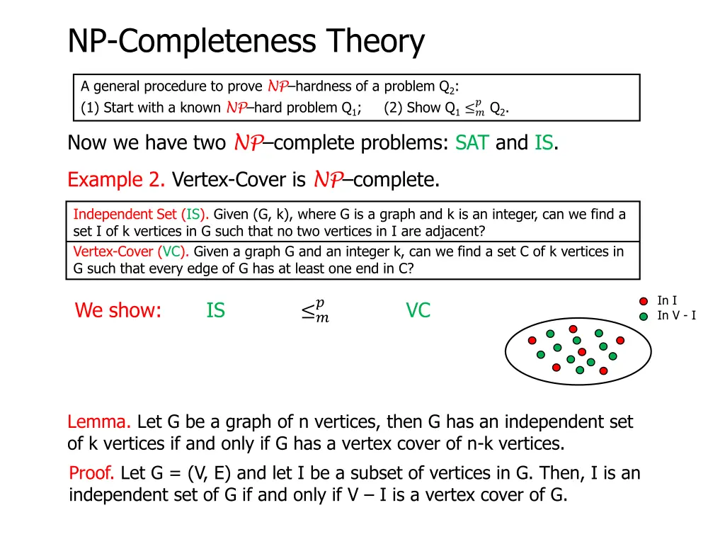 np completeness theory 11