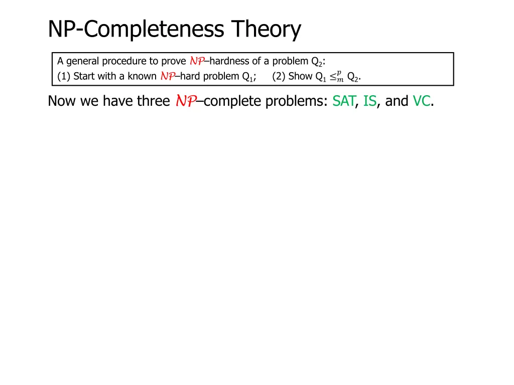 np completeness theory 14