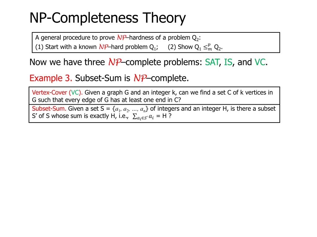 np completeness theory 15