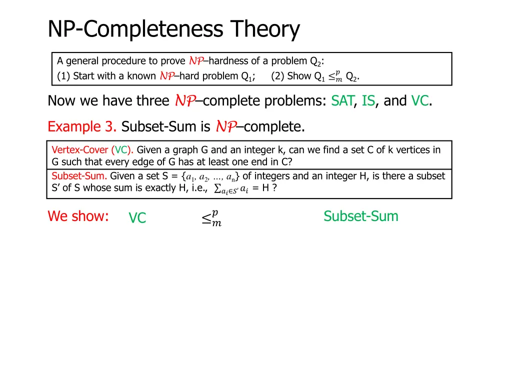 np completeness theory 16