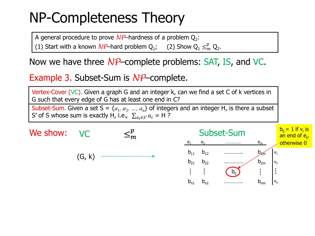 np completeness theory 17