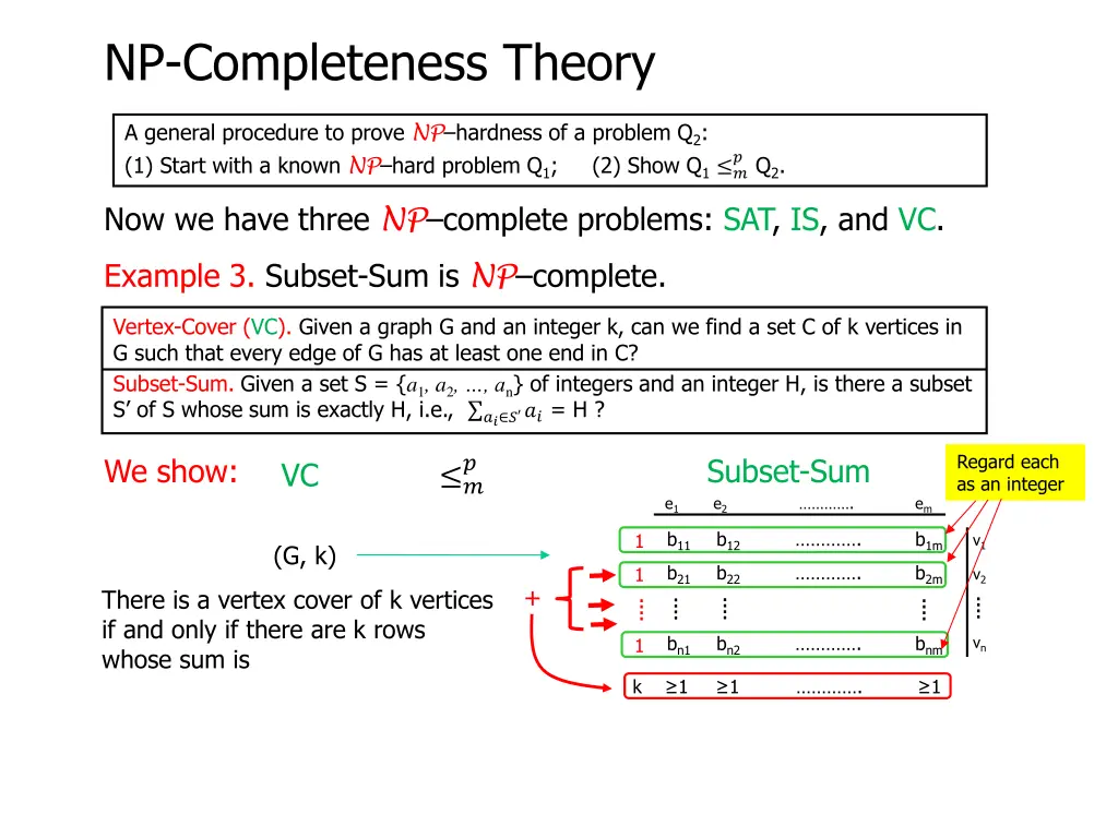 np completeness theory 20