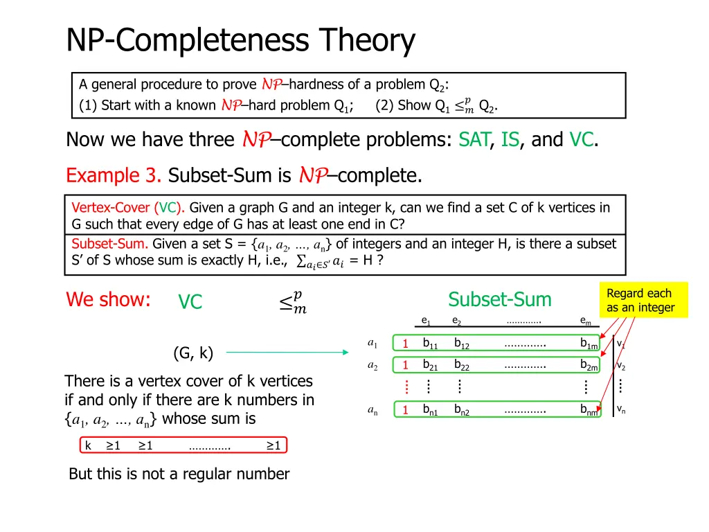 np completeness theory 21