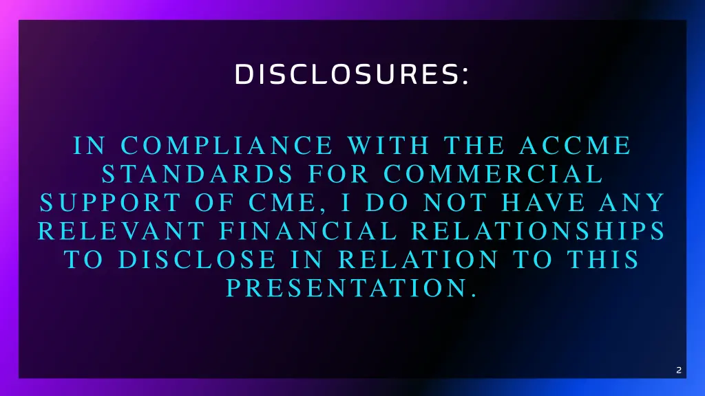 disclosures