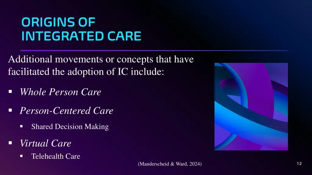 origins of origins of integrated care integrated 4