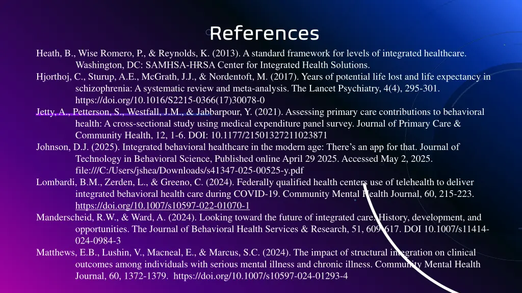 references 1