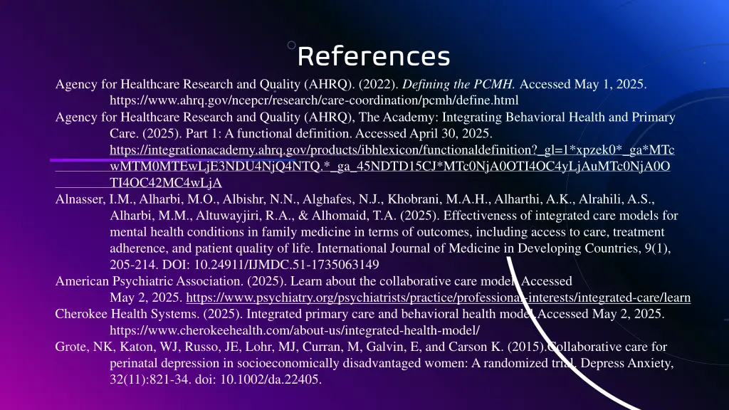 references