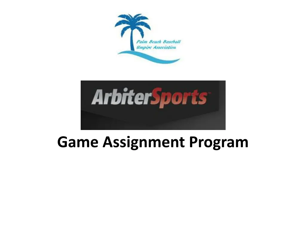 game assignment program