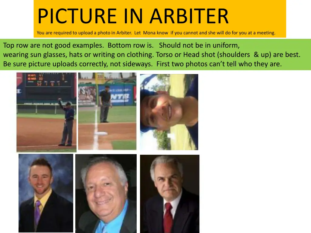 picture in arbiter you are required to upload