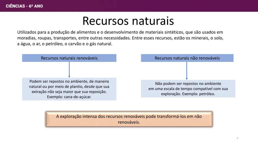 recursos naturais