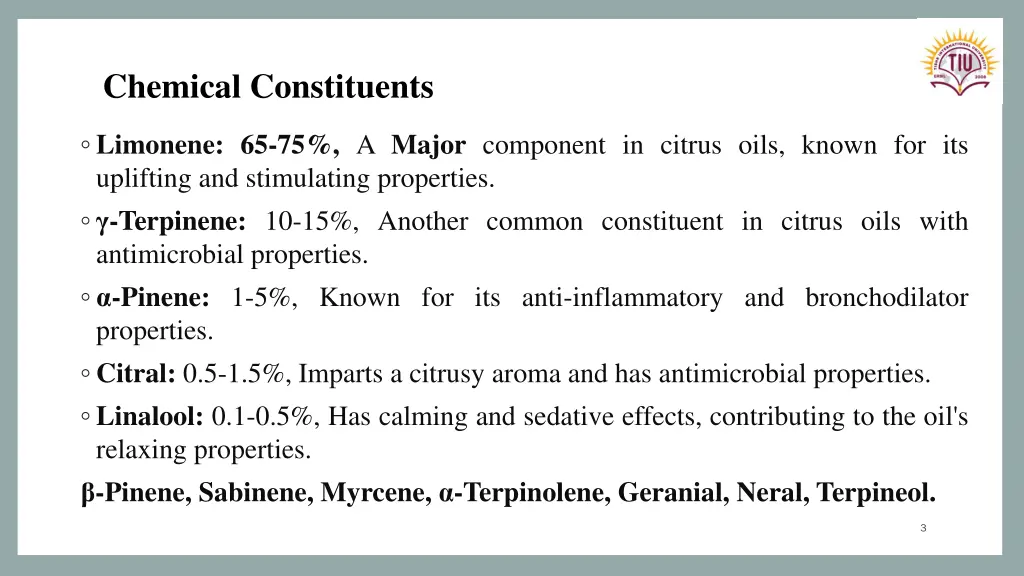 chemical constituents