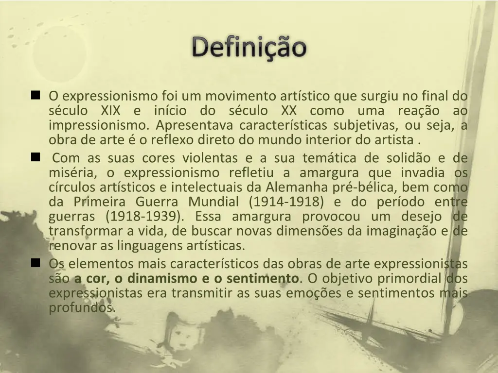 defini o