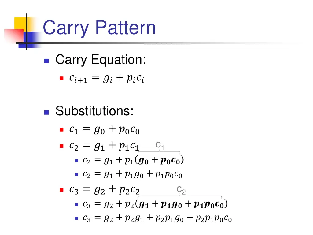 carry pattern