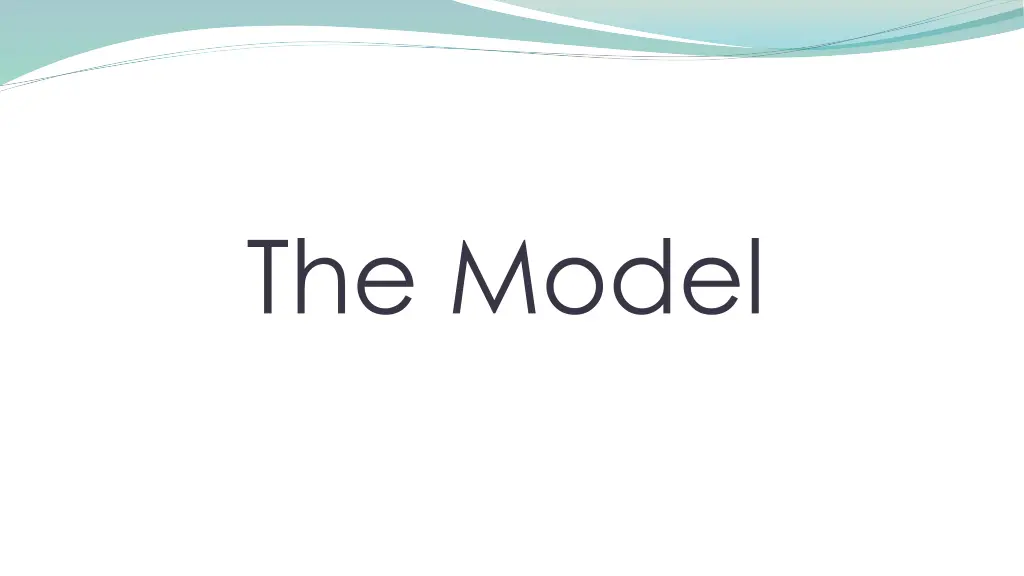 the model