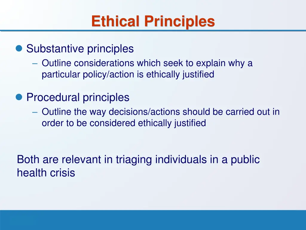 ethical principles