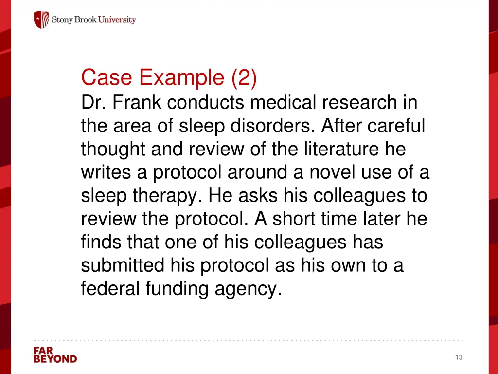 case example 2 dr frank conducts medical research