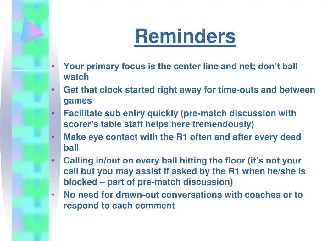 reminders