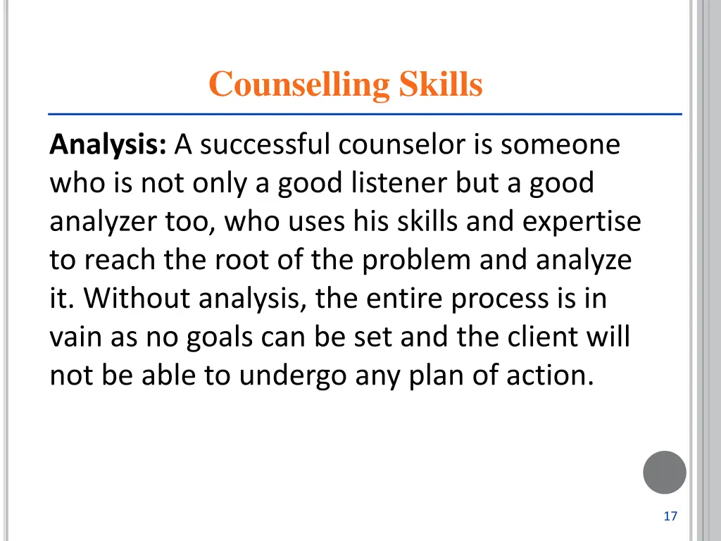 counselling skills 2