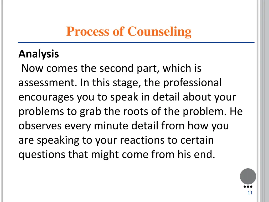 process of counseling 1