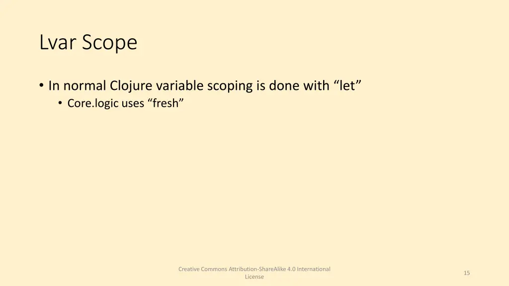 lvar scope
