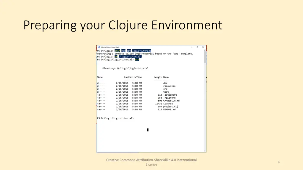 preparing your clojure environment