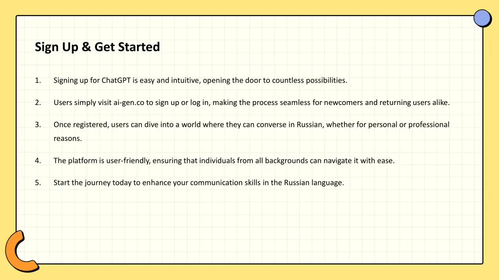 sign up get started