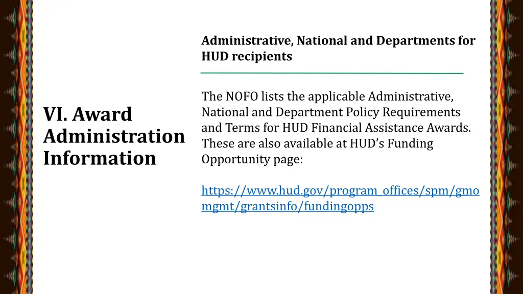 administrative national and departments