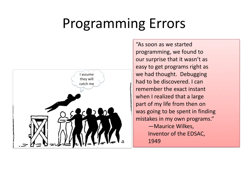 programming errors