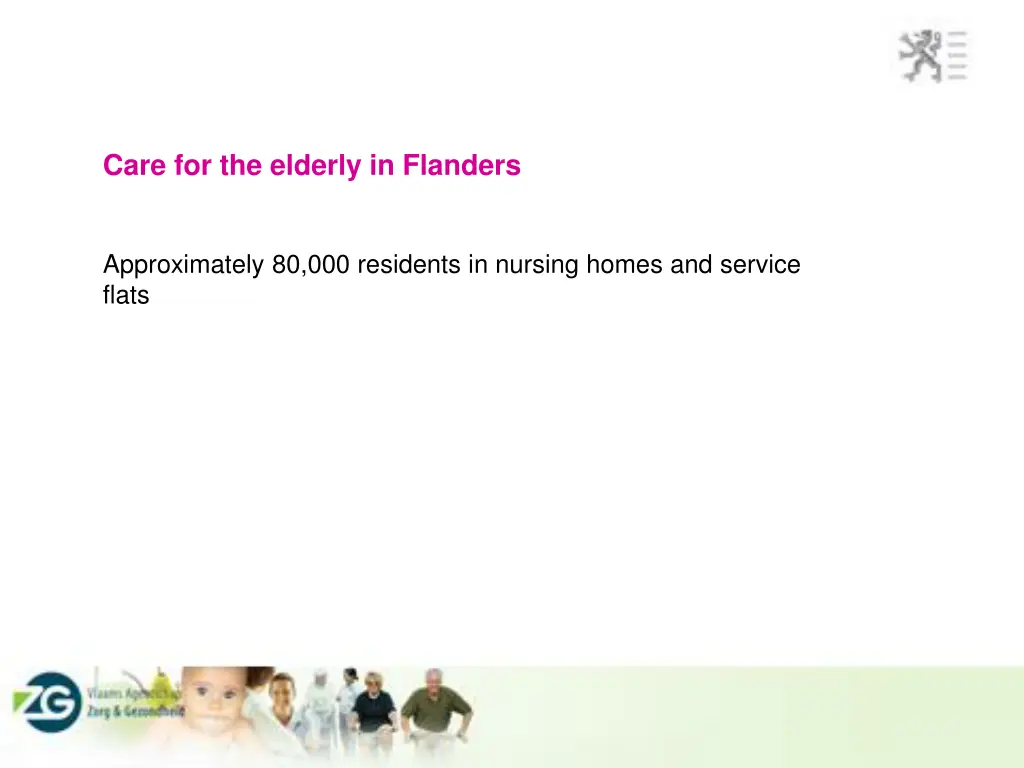 care for the elderly in flanders