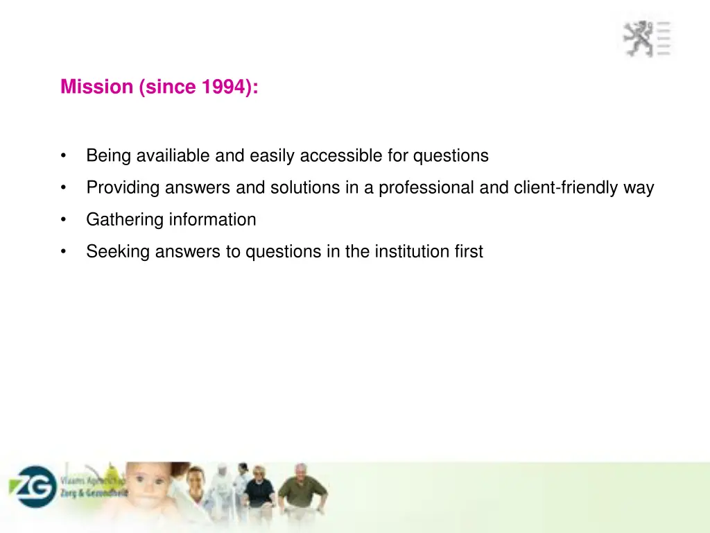 mission since 1994