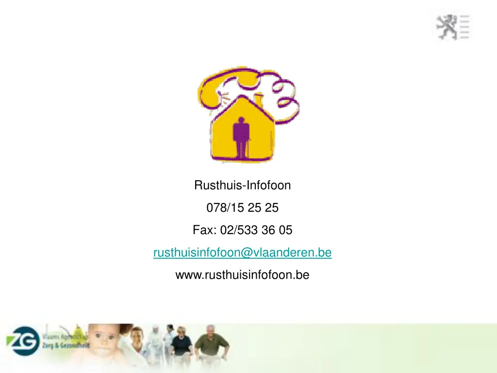rusthuis infofoon