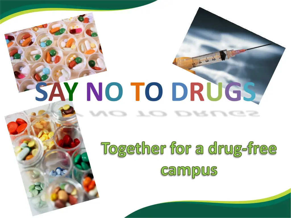say no to drugs