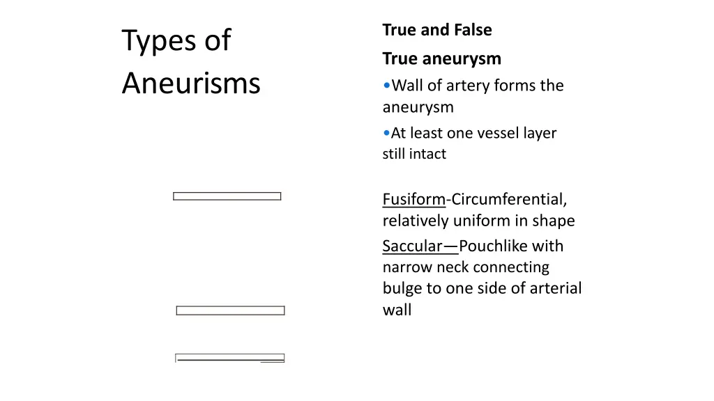 true and false