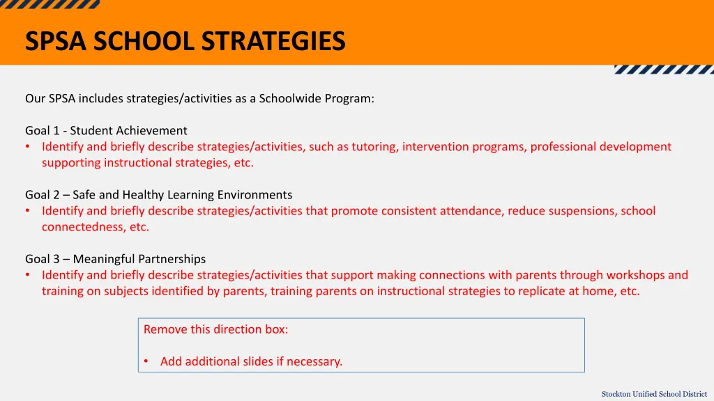 spsa school strategies