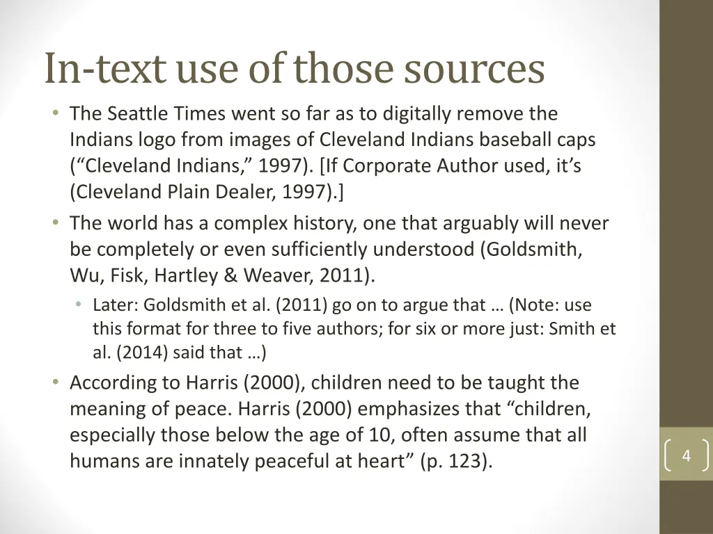 in text use of those sources the seattle times