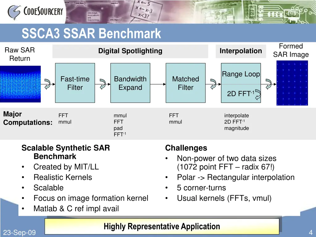 ssca3 ssar benchmark