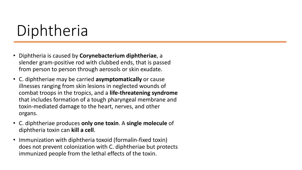 diphtheria