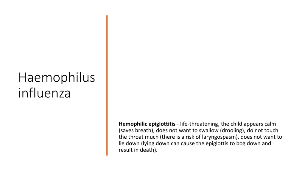 haemophilus influenza 1