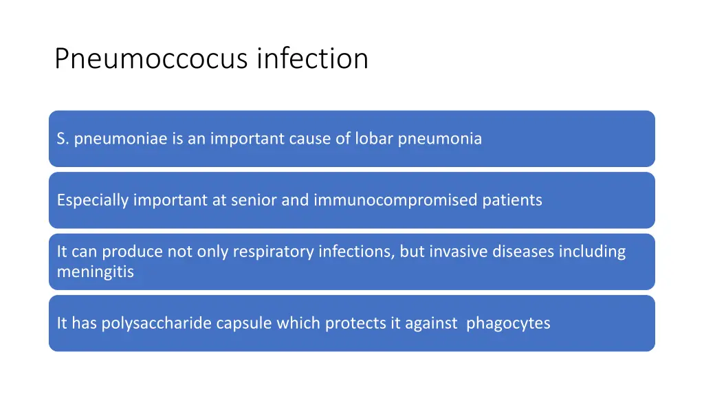 pneumoccocus infection
