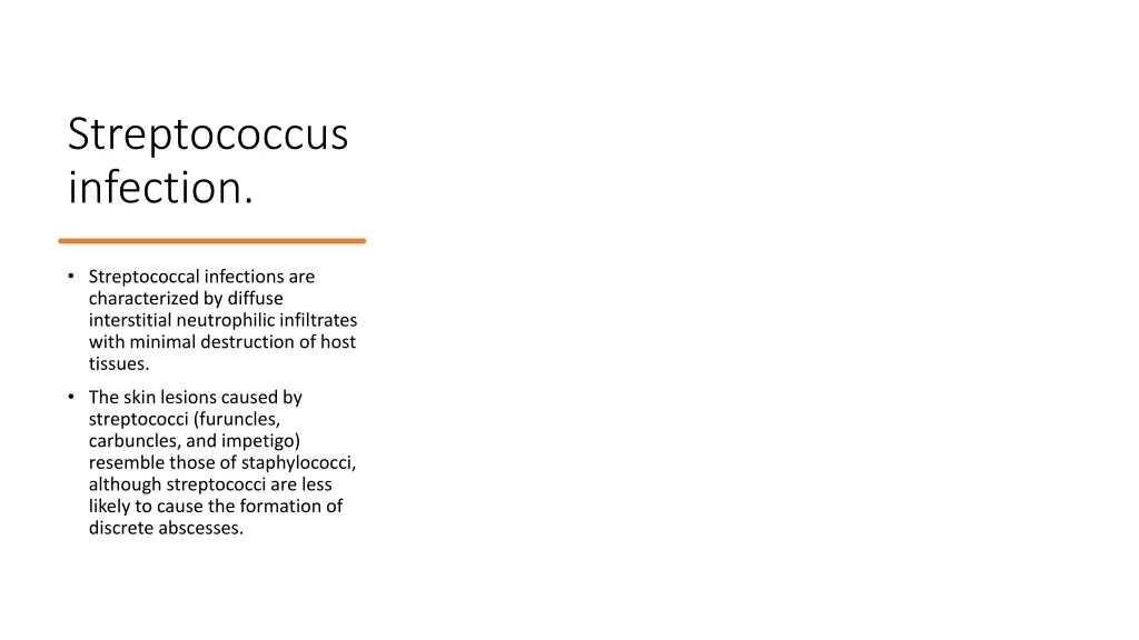 streptococcus infection 1