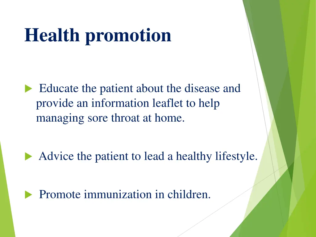 health promotion