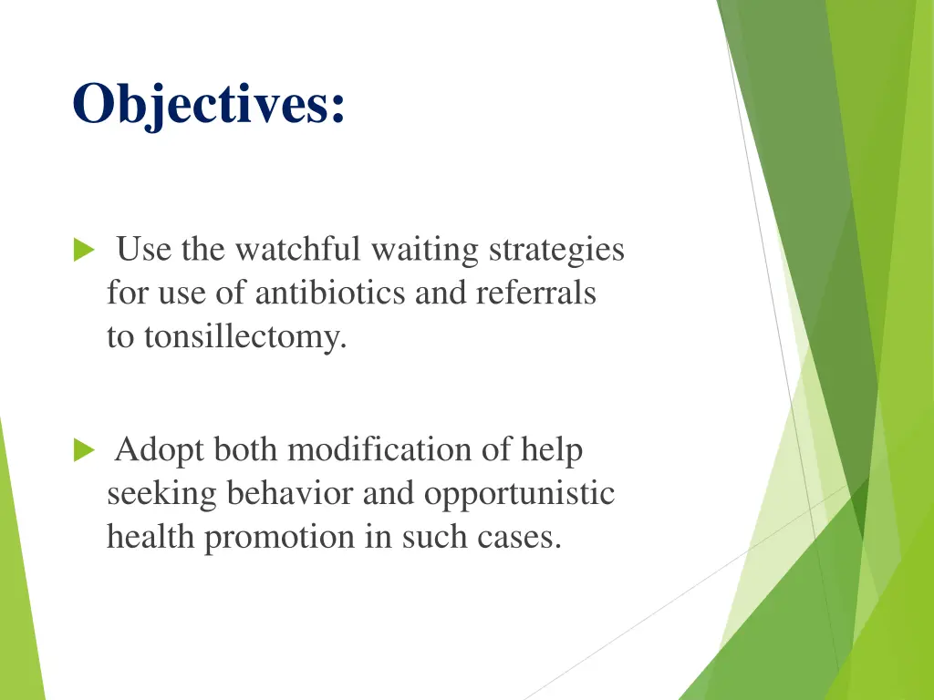 objectives 3