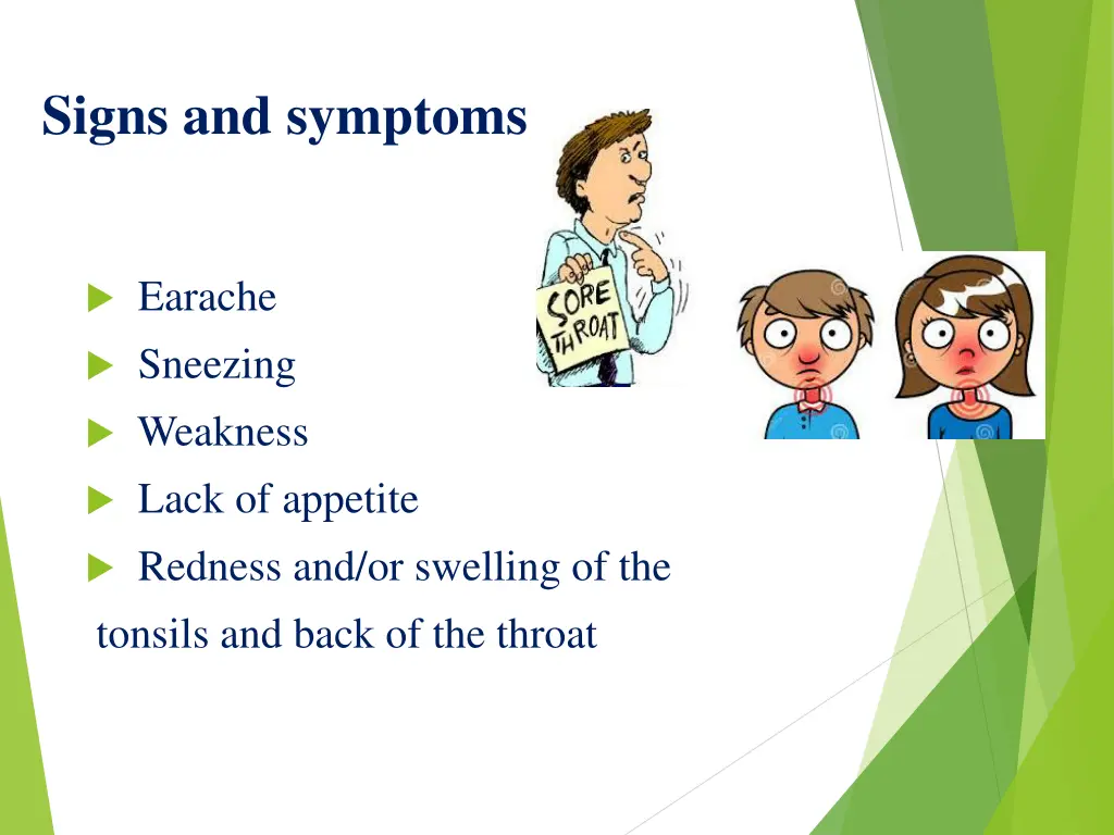 signs and symptoms 1