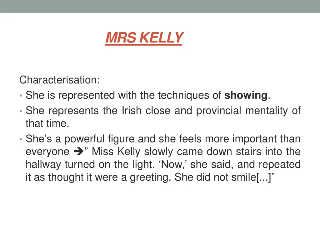 mrs kelly