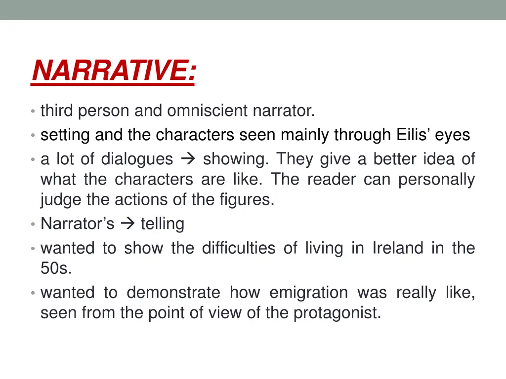 narrative